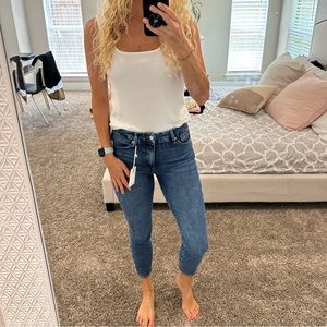 Good American Good Waist Crop Jeans - Size 4/27